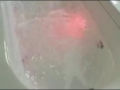 Ladodo E-8002C Duas Pessoas Tubarão de Banho Dual Spa LED Press Switch