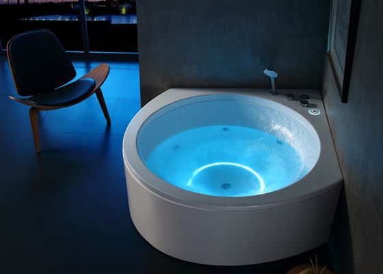 Premium Ladodo E-8005B Banheira de Massagem de Esquina Com Luz LED de Música de Cachoeira