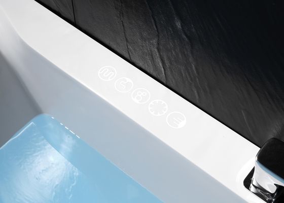 Banheira de 1700 mm de design moderno E-8001 com controlador de painel táctil