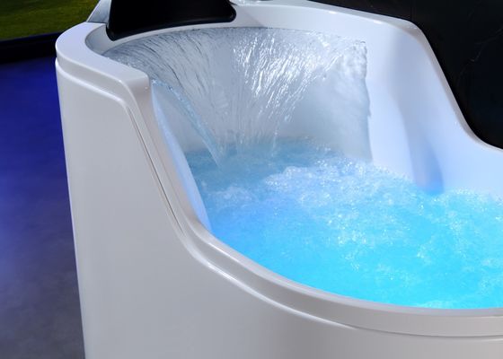 Ladodo Acrílico Banheira de Massagem 8 Whirlpool Jets Spa Combinação de Chuveiro a Vapor