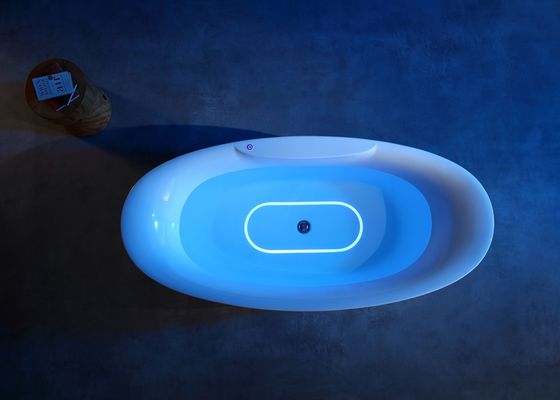 Banheira com luz LED para banhos de bolhas