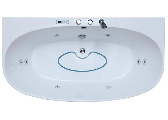 Banheira de massagem única iluminada a LED com esterilização por ozônio e terapia infravermelha