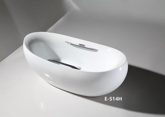 Ladodo E-514 de forma de ovo banheira de pé com drenagem pop-up