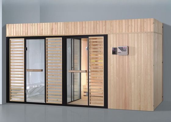 Sala de vapor combinada de sauna para uso em hotel com personalização