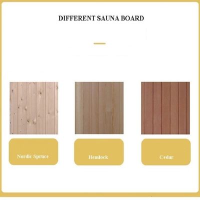 Sala de sauna de música Bluetooth para 3 pessoas com banco no interior