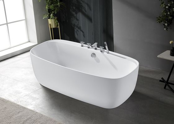 Banheira de banho Ladodo E-5405 de forma independente Banheira de banho rectangular de imersão com borda Sim