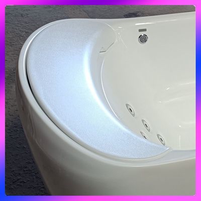 única banheira de 1700 mm L-8401 com LED cascata de pescoço largo